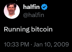 Hal Finney Running Bitcoin